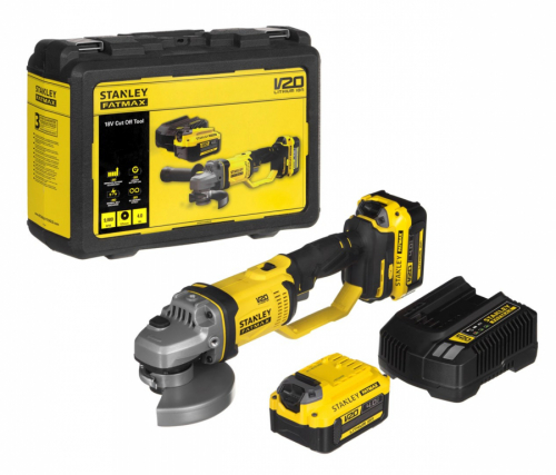 Stanley SFMCG400M2K-QW angle grinder 18V