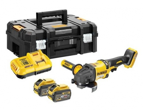 DEWALT DCG418X2-QW angle grinder 125mm 54V FV 2x9Ah Black, Yellow