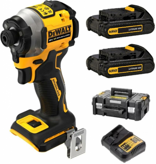 18v impact driver 3 gears; 208nm; trunk; 2x2ah