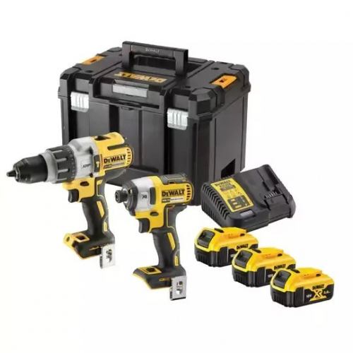 DEWALT. 18V DCK276P3T COMBO KIT (DCD996 + DCF887) 3x5.0Ah TSTAK