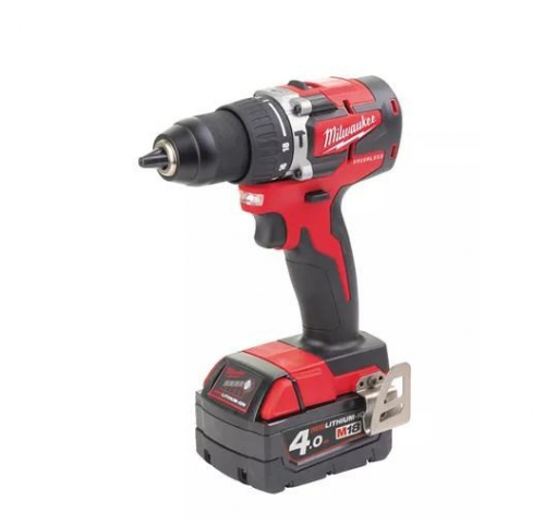 Milwaukee. Cordless drill M18CBLPD-402C 60Nm 2x4.0Ah