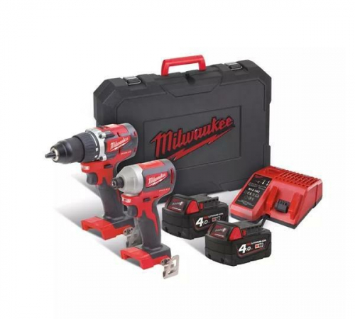 MILWAUKEE. POWERPACK M18CBLPP2B-502C M18CBLDD+M18CBLID 2x5.0Ah ...