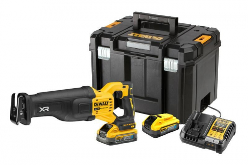 DEWALT.PIŁA SZABLASTA  18V DCS386H2T 2x5,0Ah POWERSTACK FLEXVOLT ADVANTAGE TSTAK