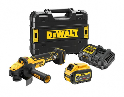 DEWALT.SZLIFIERKA KĄT. 18V DCG409VST1 1x6,0Ah FV REG. OBR.