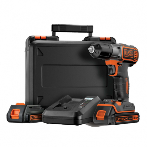 Black & Decker ASD18KB-QW drill Black, Orange