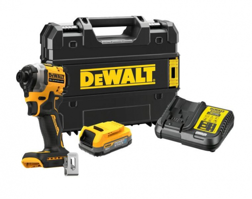 DEWALT.ZAKRĘTARKA UDAR.18V DCF850E1T 208Nm 1x1,7Ah POWERSTACK TSTAK