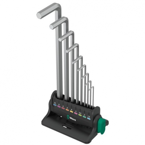 Wera 950/9 Hex-Plus 8 Winkelschlüsselsatz metrisch verchrom