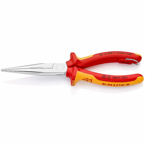 KNIPEX Flachrundzg m.Schneide/ Befestigungsse