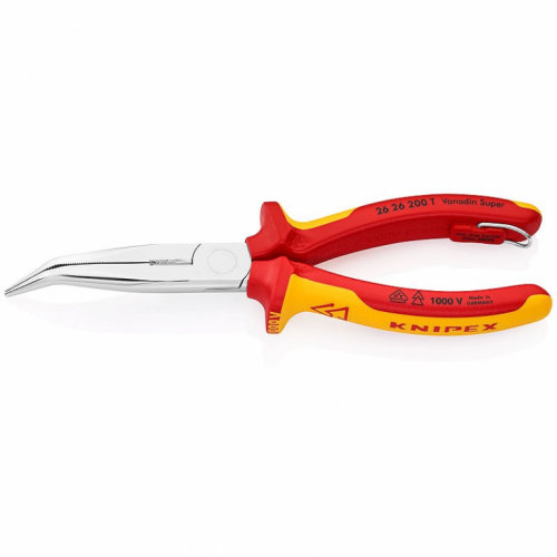KNIPEX Flachrundzg. m.Schneide/ Befestigungsse