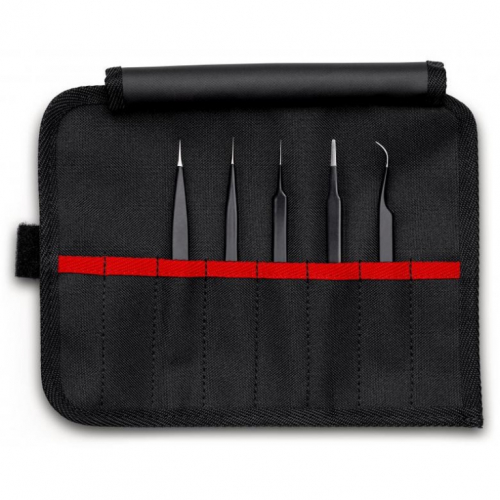 KNIPEX Universalpinzetten-Set. ESD 5tlg