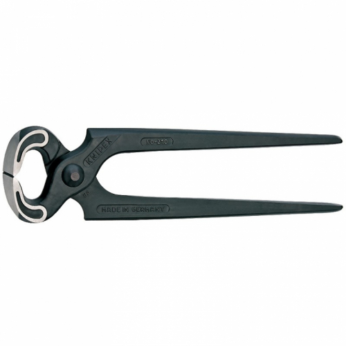 KNIPEX Kneifzange schwarz flach-runde Backen