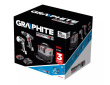 Graphite cordless tool set drill/driver, flashlight, bag, Energy+ 18V battery and charger
