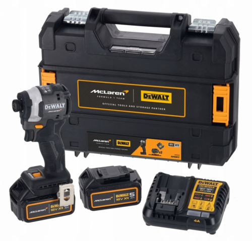 18V XR impact wrench with 2x5Ah batteries McLaren