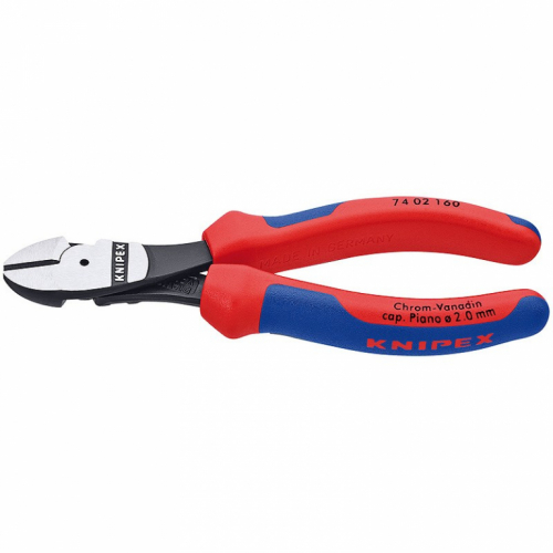 KNIPEX Kraft-Seitenschneider atramentiert 160 mm