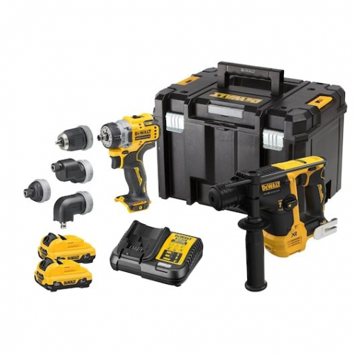 DeWALT DCK2101L2T-QW power screwdriver/impact driver Black, Yellow