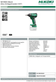 Aku impact wrench. 18V, RPM 0-3200 1/min, Impact 0-400