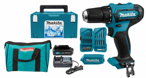 MAKITA. SCREWDRIVER 12V 1x2.0Ah DF333DWAX6 MAKPAC 3 + ACCESSORIES
