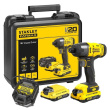 Stanley FATMAX SFMCF800C2K-QW power screwdriver/impact driver 2800 RPM Black, Yellow