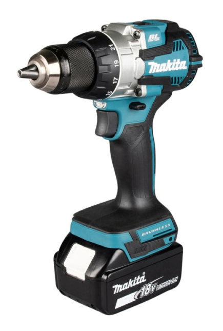 Makita DDF489RTJ power screwdriver/impact driver 1800 RPM Black, Blue, Steel