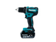 Makita DDF485RFJ drill 1900 RPM Keyless 1.7 kg Black, Blue