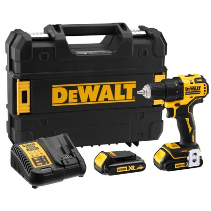 DeWALT DCD708S2T-QW drill 1650 RPM Keyless 1.1 kg Yellow
