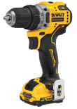 DEWALT DCD701D2-QW Cordless Drill 2x 12V 2Ah XR TSTAK Must, Yellow