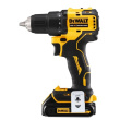 DeWALT DCD708S2T-QW drill 1650 RPM Keyless 1.1 kg Yellow