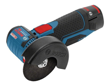 Bosch Akku-Winkelschleifer GWS 12V-76 + L-Boxx 2x3Ah/12V