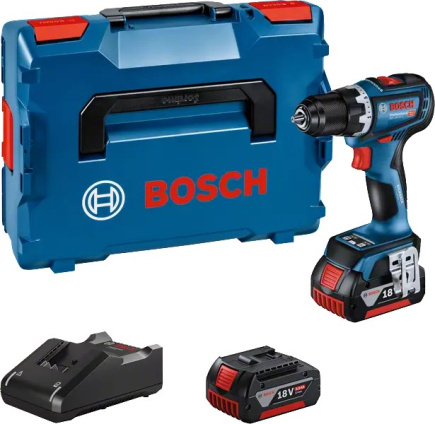 Bosch GSR 18V-90 C 2100 RPM 1.1 kg Must, Blue, Red