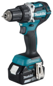 Makita DDF484RTJ drill Keyless 1.6 kg Black, Blue