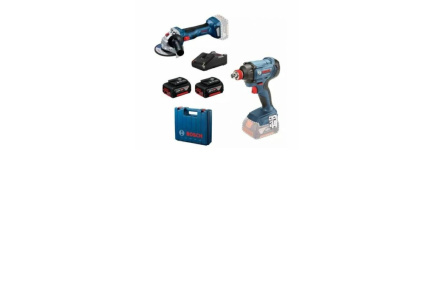 BOSCH. COMBO KIT 18V (GDX 180-LI + GWS 180) 2x4,0Ah %%%