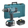 Makita DHP453RFE drill Keyless Must,Blue 1.8 kg