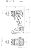METABO. BS 18 L BL CARCASS SCREWDRIVER /BULK