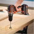 Must & Decker BL186N 1650 RPM Keyless Must, Orange