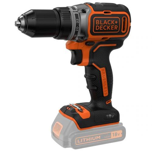 Must & Decker BL186N 1650 RPM Keyless Must, Orange