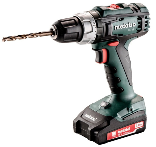 Metabo BS 18 L 1800 RPM Keyless 1.6 kg Must, Green, Red, Silver