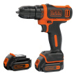 Must & Decker BDCDD12KB-QW drill Keyless Must, Orange