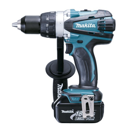 Makita DDF458RTJ drill 2.3 kg Must, Blue