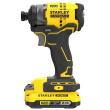Stanley SFMCF810D2K-QW power screwdriver/impact driver 2800 RPM Must, Yellow