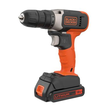 Black & DECKER | Cordless Drill Driver | BCD001C1-QW | 18 V | 1.5 Ah | Lithium