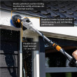 Batavia B.V. 18V Twin Brush - Cordless Brushless Telescopic Power Scrubber, Without Battery and Charger | IPX7