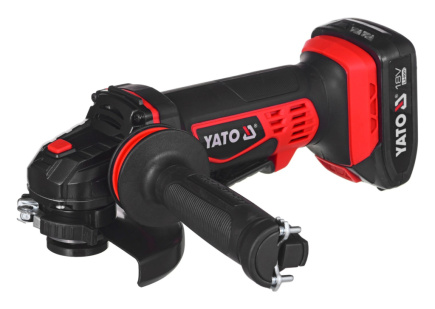 Yato YT-82826 angle grinder 125 mm 18 V Must, Red