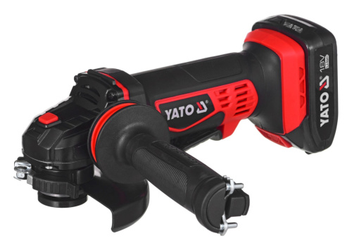 Yato YT-82826 angle grinder 125 mm 18 V Must, Red