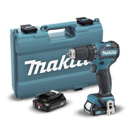 Makita DF332DSAE drill Keyless 1 kg Must, Blue