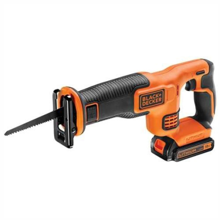 Black & Decker BDCR18-QW reciprocating saw Black, Orange