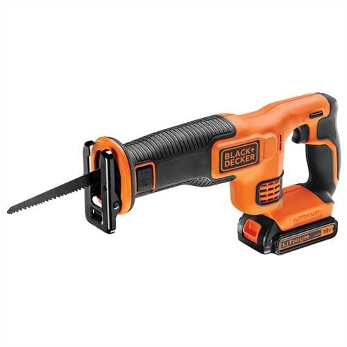Black & Decker BDCR18-QW reciprocating saw Black, Orange
