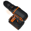 Must & Decker BDCDC18KB-QW, Pistol grip drill, 1 cm, 2.5 cm, 1 cm, 650 RPM, 30 N·m
