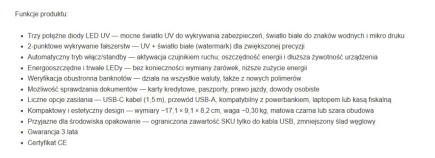Safescan 75 LED UV banknote tester