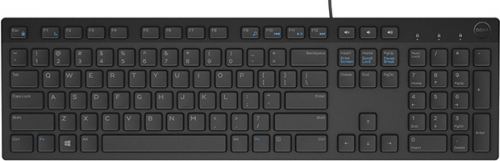 Dell KB216 - Keyboard - USB - QWERTY - Estonian - black - for Inspiron 17R 57XX, 17R 7720; Latitude D630; OptiPlex 50XX, 5250, 90XX; XPS One 27XX 