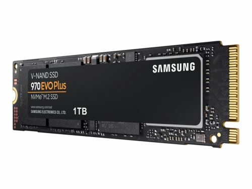 Samsung 970 EVO Plus MZ-V7S1T0BW - SSD - encrypted - 1 TB - internal - M.2 2280 - PCIe 3.0 x4 (NVMe)